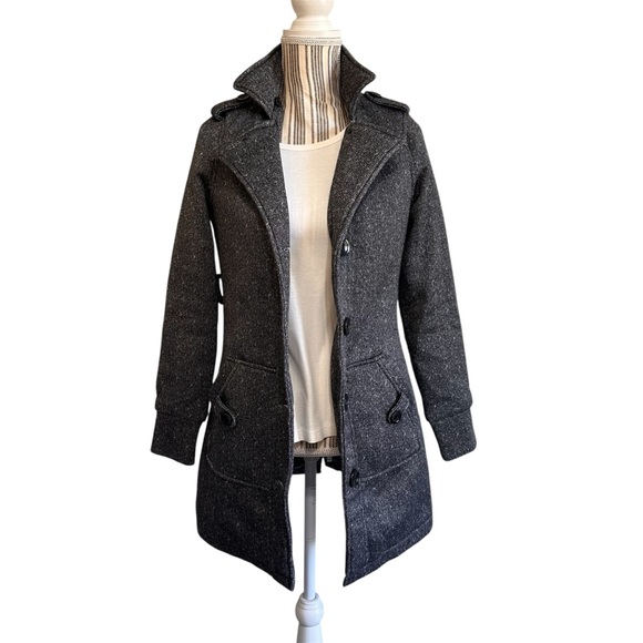 Yoki Jackets & Blazers - Yoki Women's Gray Warm Cozy Trench Coat Size Small